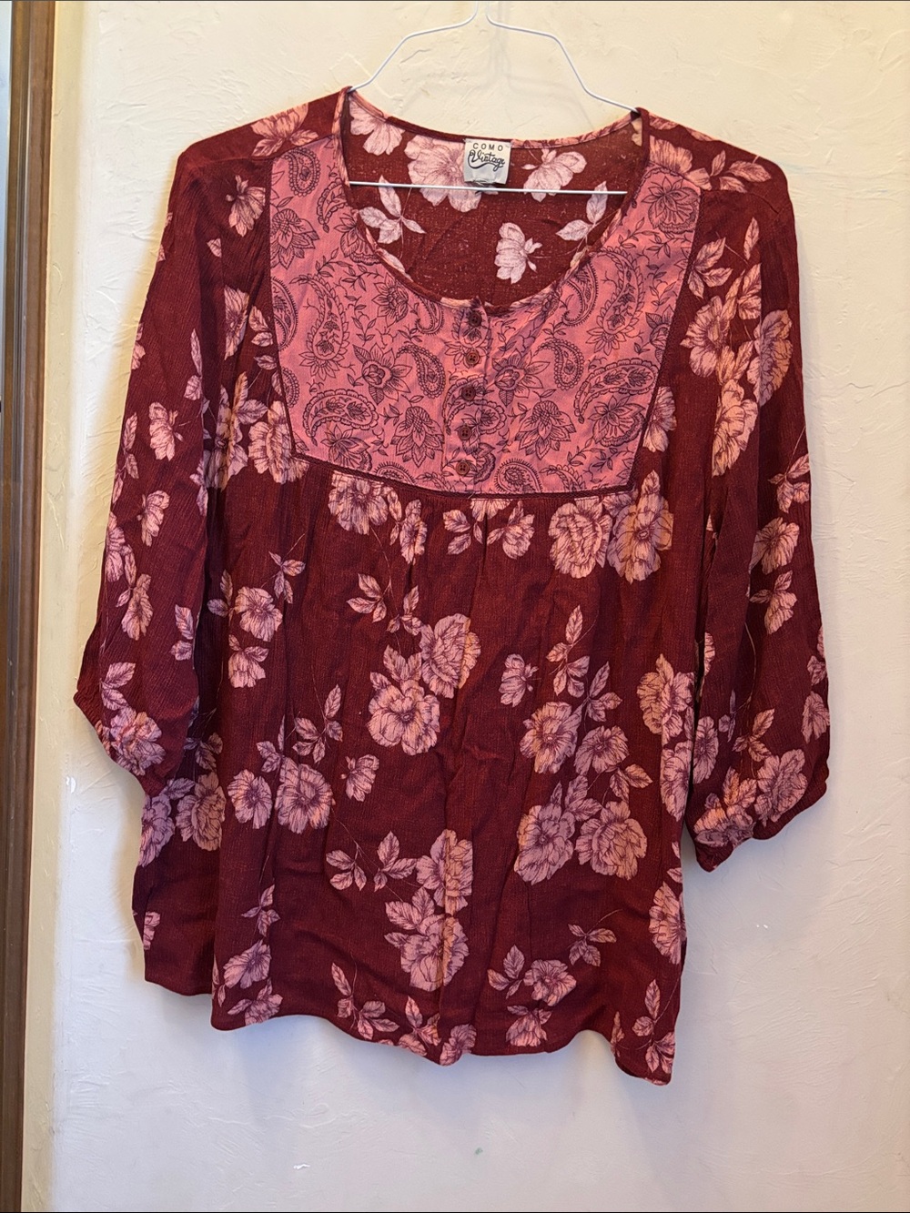 Como vintage top! Large